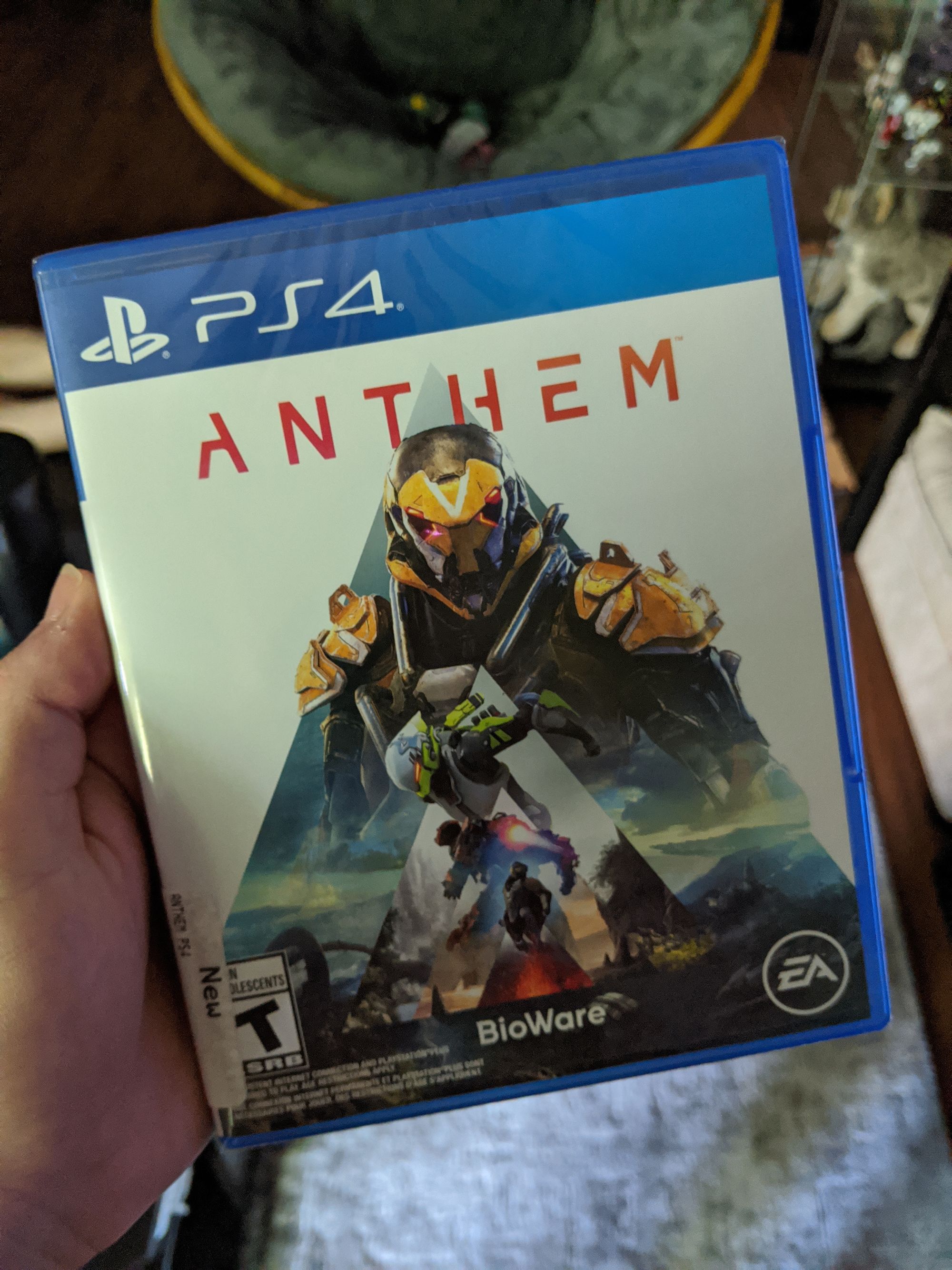 A picture of the game Anthem for PS4.